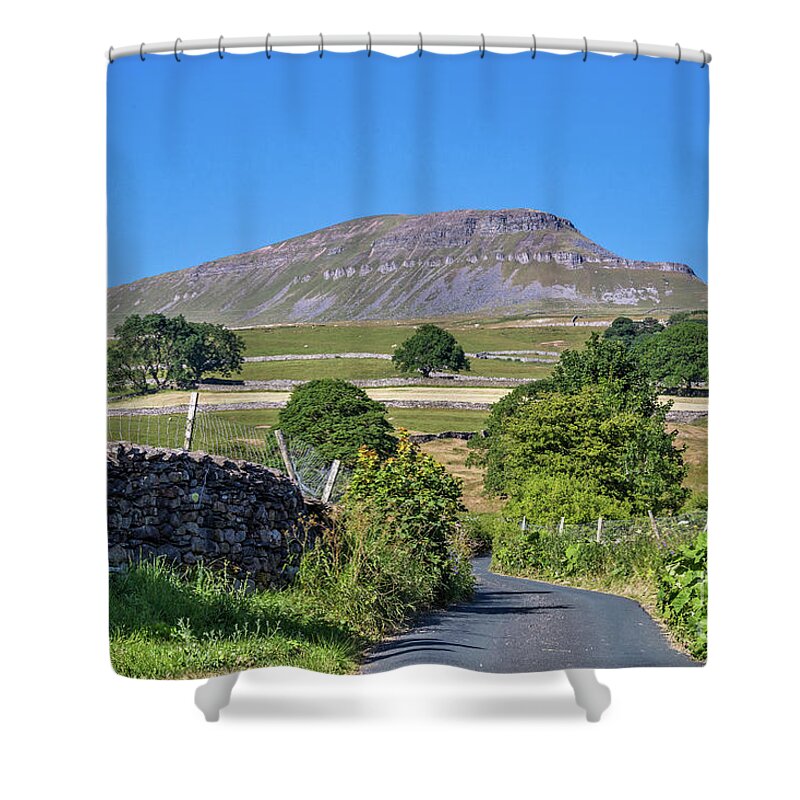 England Shower Curtain featuring the photograph Pen-y-ghent by Tom Holmes Photography