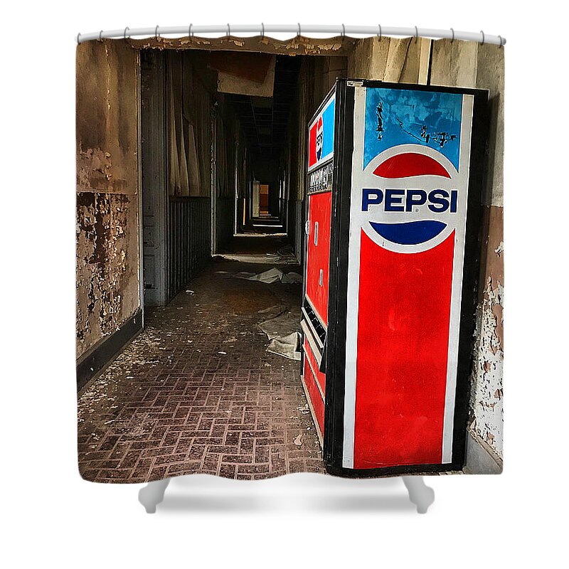 Shower Curtain featuring the photograph Pepsi by Stephen Dorton