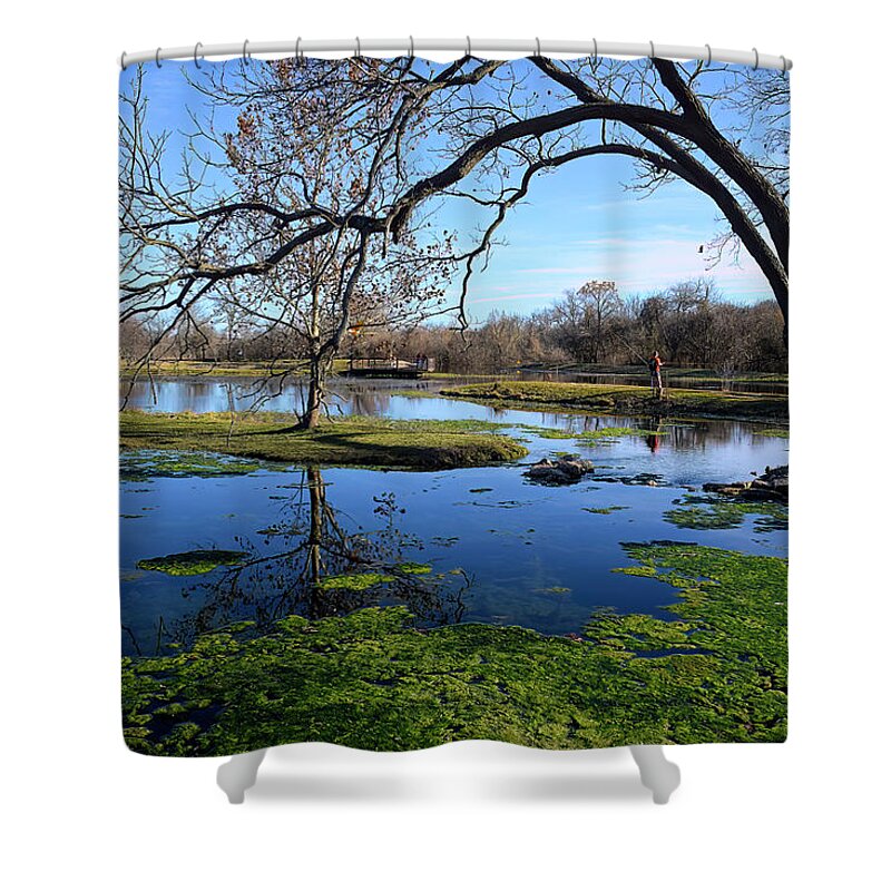 Springs Shower Curtain featuring the photograph Perfect Day by Cheri Freeman