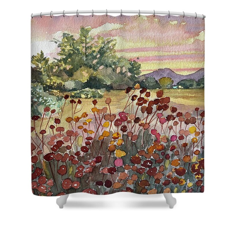 Countryside Landscape Shower Curtains