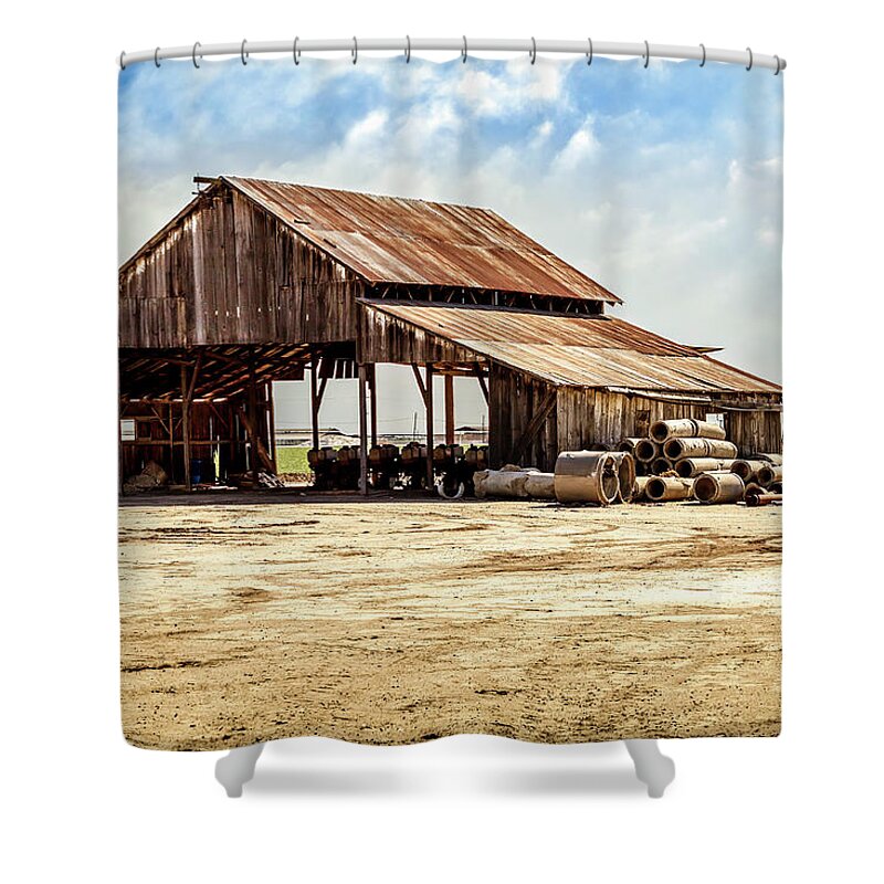 Barn Shower Curtain featuring the photograph Planting Season by Gene Parks