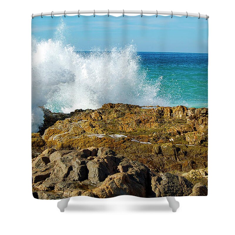 Playa Milagro Shower Curtain featuring the photograph Playa Milagro, Los Cabos by William Scott Koenig