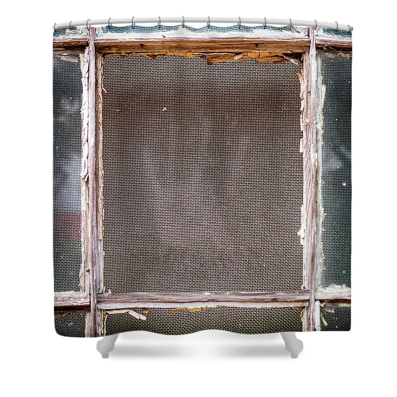 Sc State Hospital Shower Curtain featuring the photograph Please Let Me Out... by Charles Hite