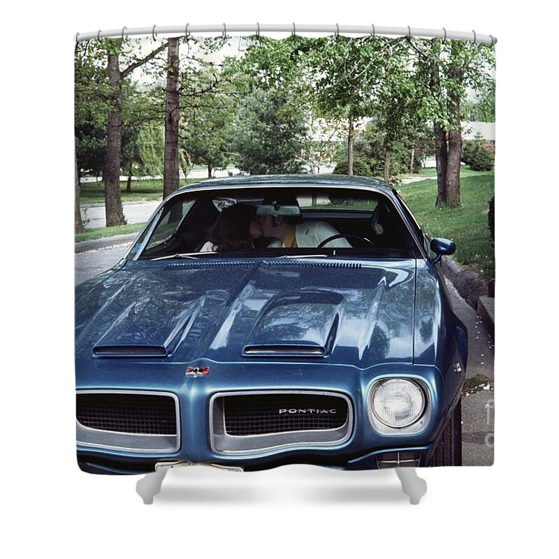 Pontiac Shower Curtain featuring the photograph Pontiac Firebird by Oleg Konin