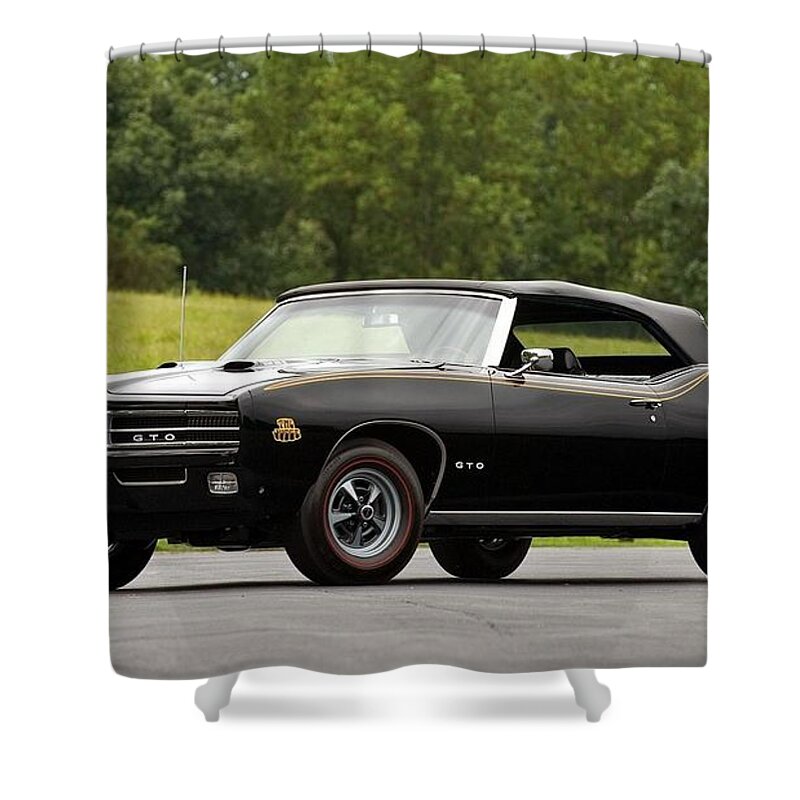 Pontiac Shower Curtain featuring the photograph Pontiac GTO by Action