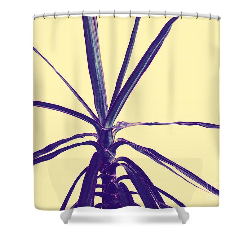 Plant Shower Curtain featuring the digital art Pop Art Plant by Phil Perkins