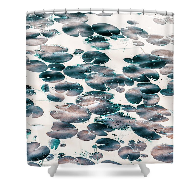 Water Shower Curtain featuring the photograph Pop art pond by Jorgo Photography