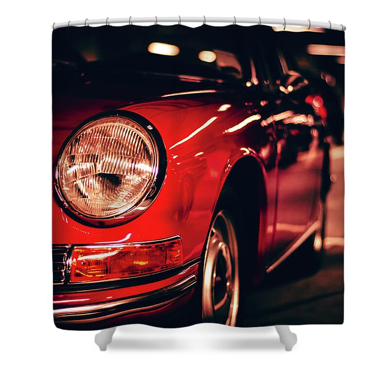 Porsche Shower Curtain featuring the photograph Porsche 912 by Gavin Lewis