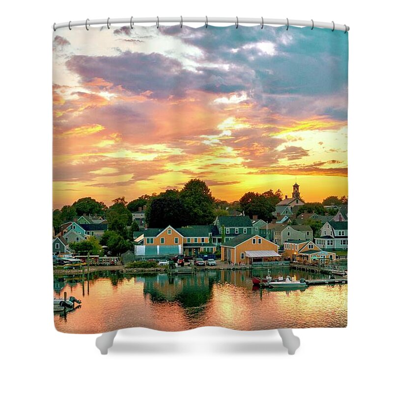  Shower Curtain featuring the photograph Portsmouth by John Gisis