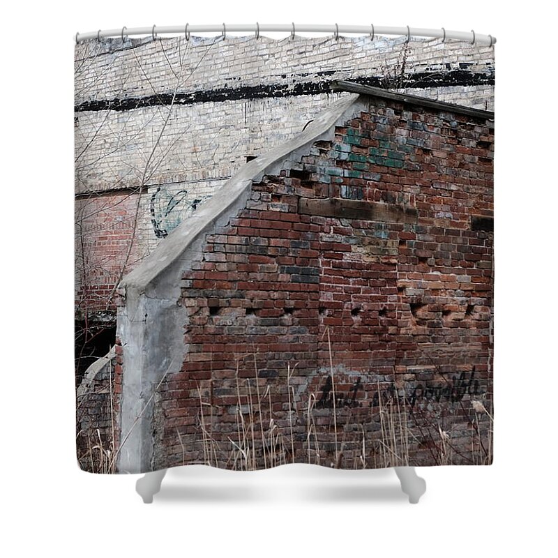 Decay Shower Curtain featuring the photograph Possible by Kreddible Trout