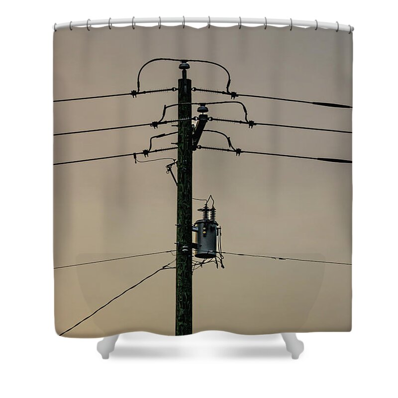 Power Shower Curtain featuring the photograph Power by Rick Nelson