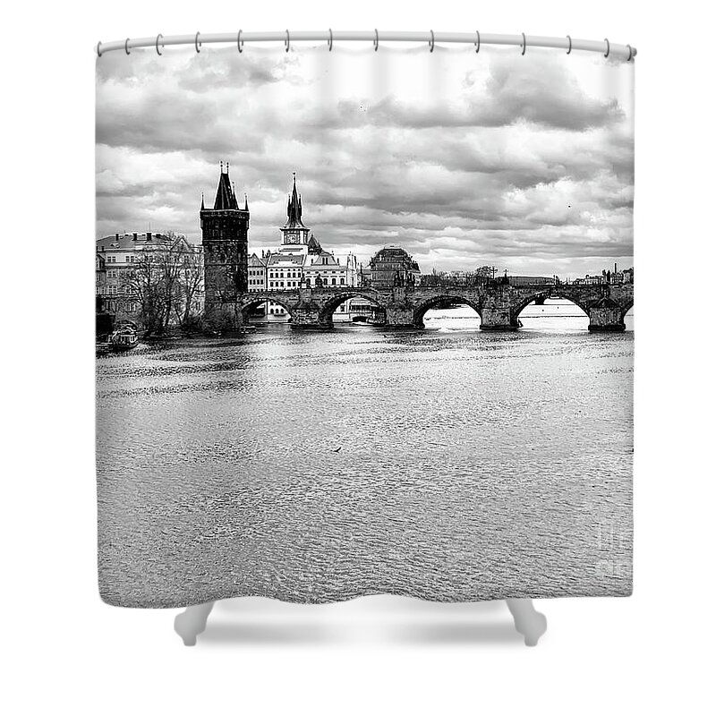  Shower Curtain featuring the photograph Prague by Dennis Richardson
