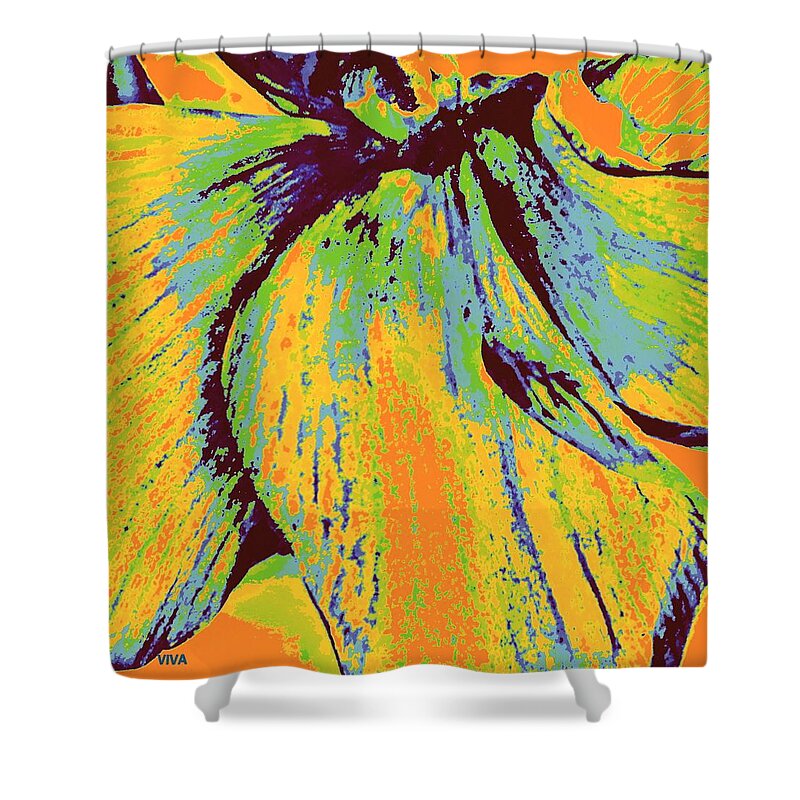 Petals Shower Curtain featuring the photograph Pretty Petals - Abstract by VIVA Anderson