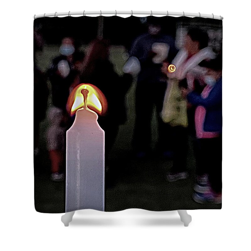 Candle Shower Curtain featuring the photograph Prince by Lee Darnell