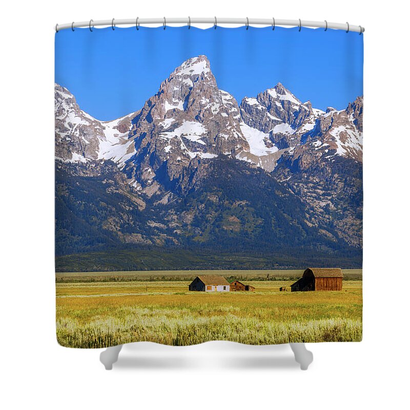 Architecture Shower Curtain featuring the photograph Prominent by Chad Dutson