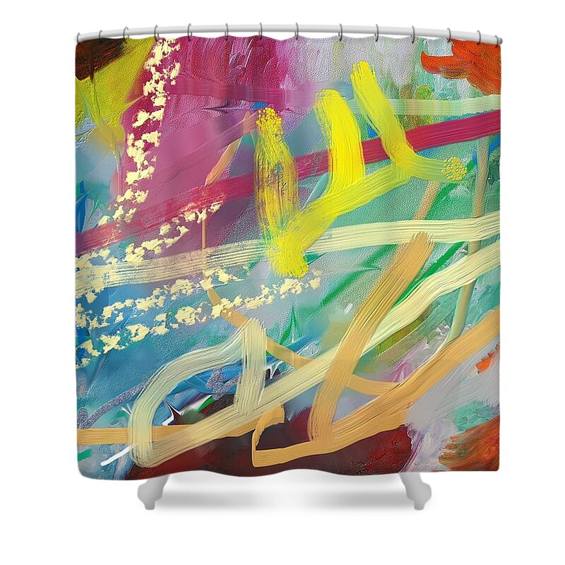 Digital Shower Curtain featuring the digital art Prosperity by Ralph White