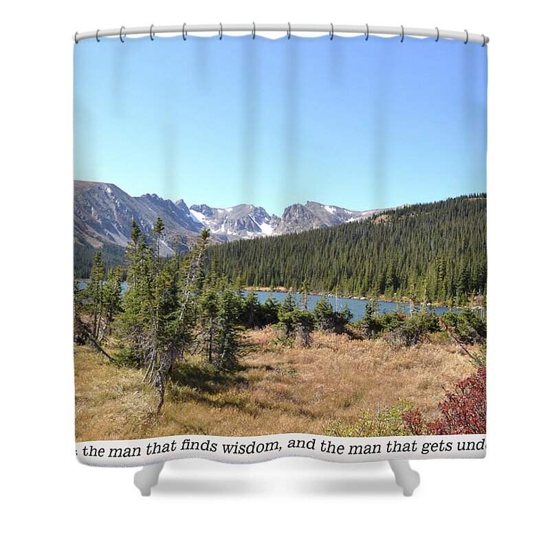  Shower Curtain featuring the mixed media Prov 3 19 by Lori Tondini