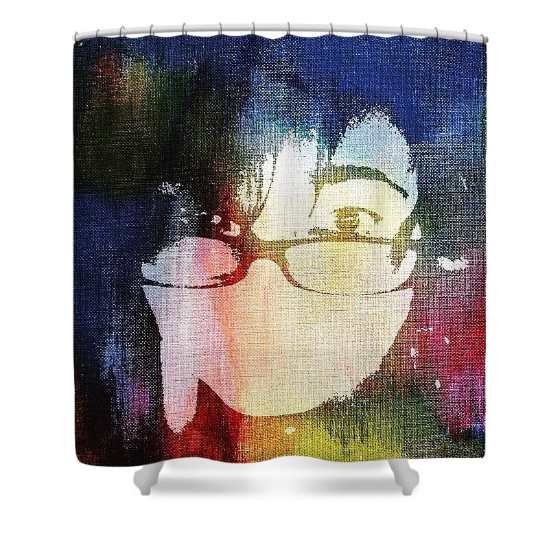  Shower Curtain featuring the photograph Psychedelic by Michelle Hoffmann