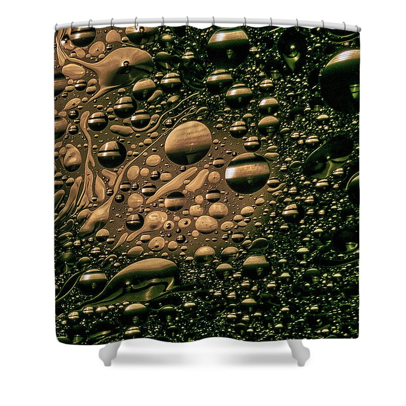 Drops Shower Curtain featuring the photograph Quantum by Johannes Brienesse