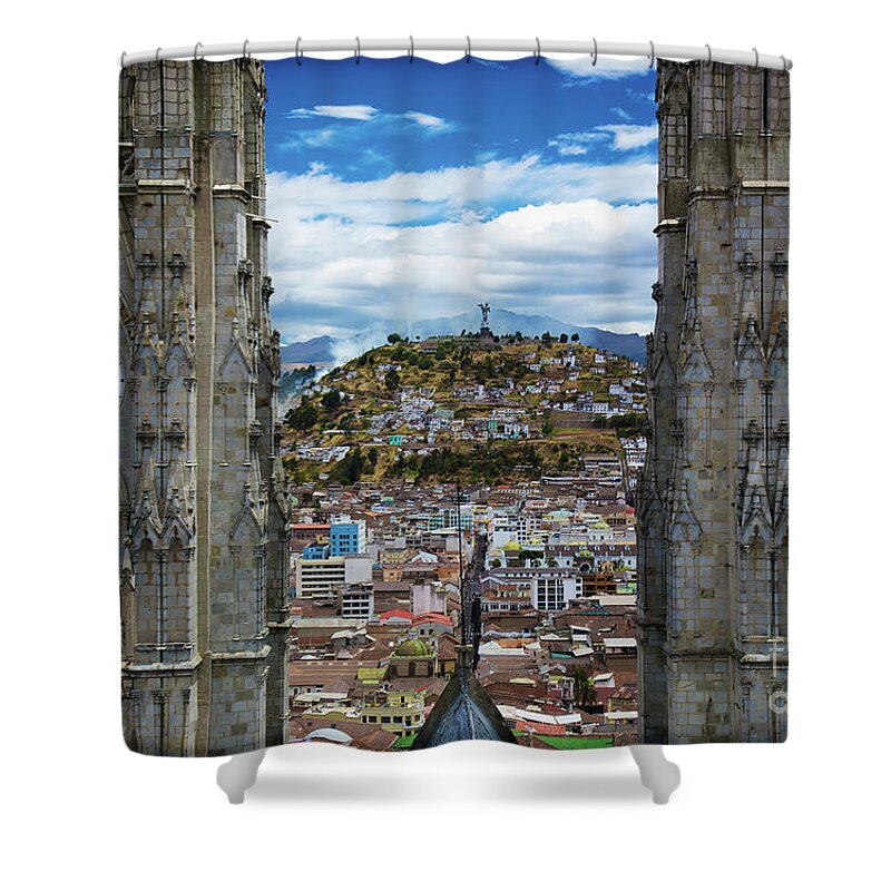 Ecuador Shower Curtain featuring the photograph Quito, Ecuador by David Little-Smith