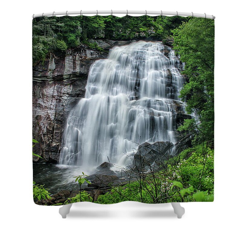 Rainbow Falls Shower Curtain featuring the photograph Rainbow Falls by Chris Berrier