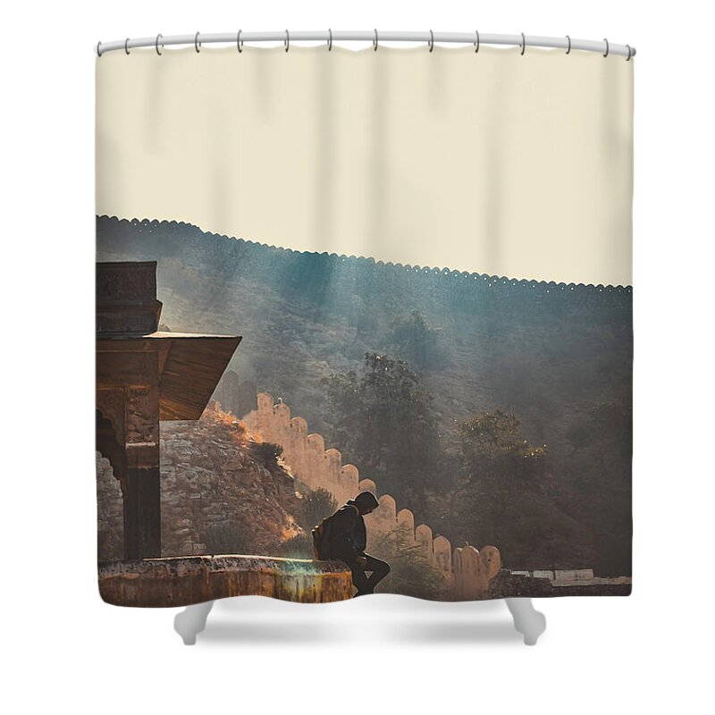 Jal Mahal Shower Curtains