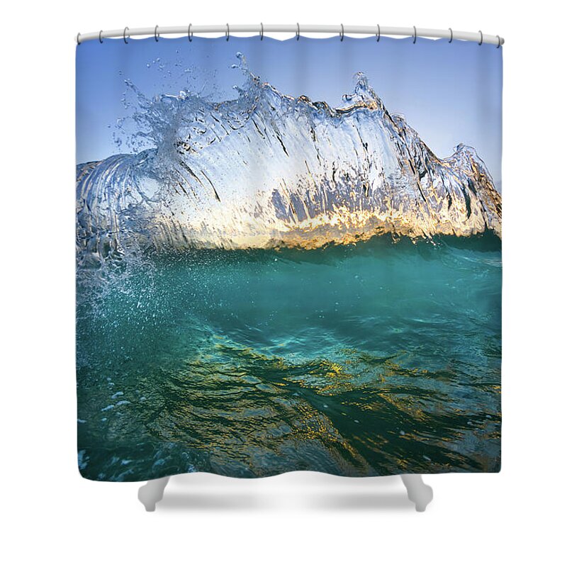 Ocean Shower Curtain featuring the photograph Razorback by Sean Davey