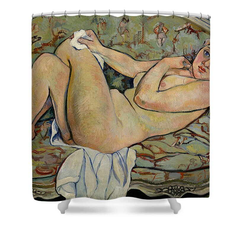 19th Century Nude Shower Curtains