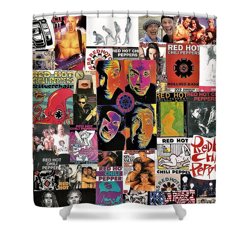 Red Hot Chilli Peppers shower curtain 