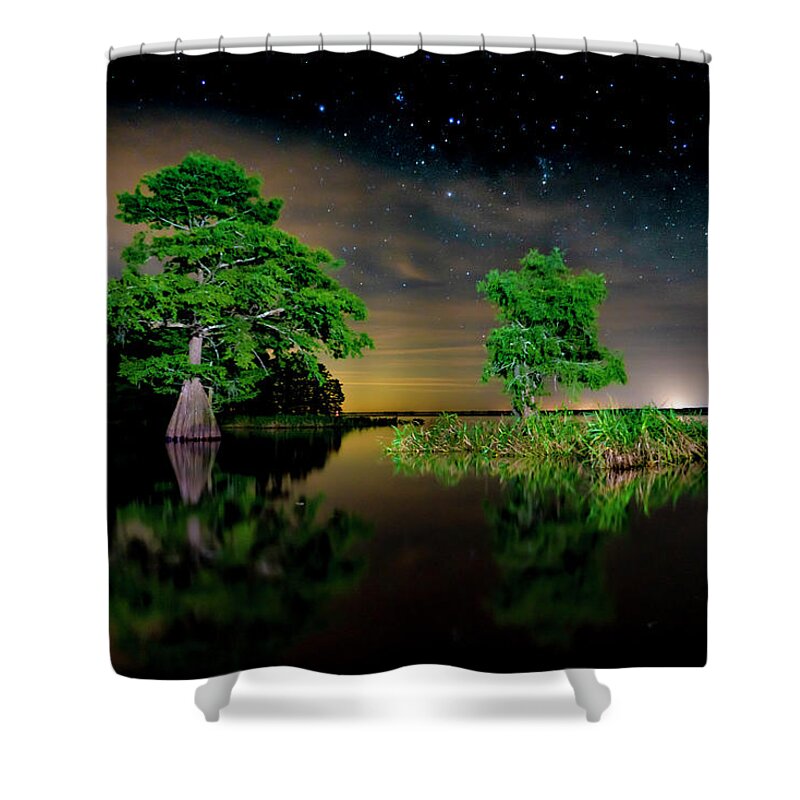 Astro Shower Curtain featuring the photograph Reflections2 by Todd Tucker