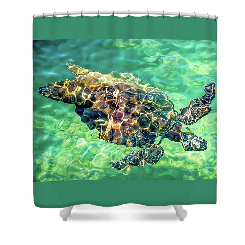 David Lawson Photography Shower Curtain featuring the photograph Refractions - Nature's Abstract by David Lawson