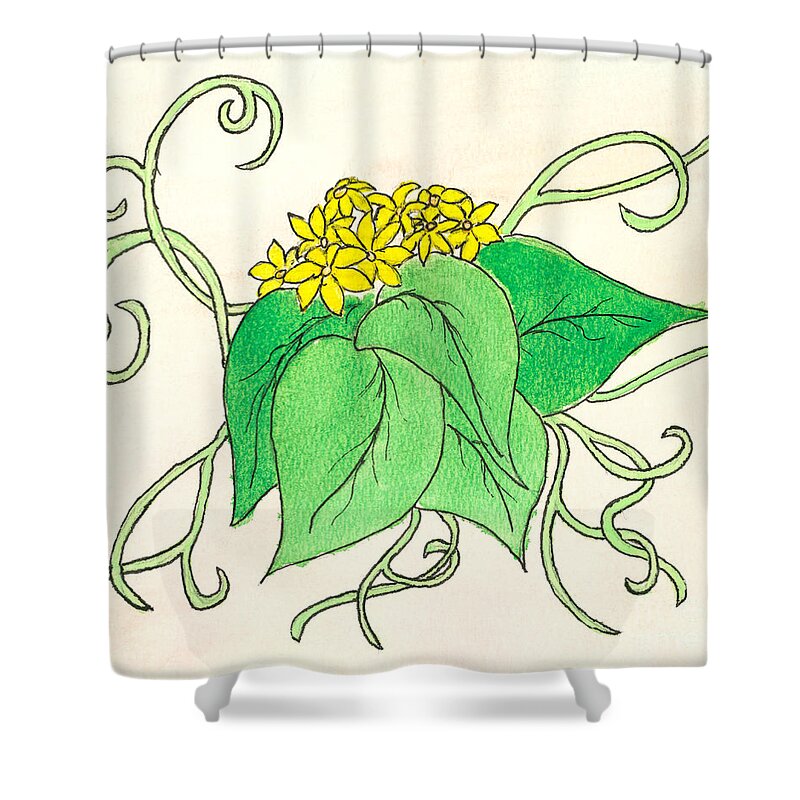 Kindness Shower Curtain featuring the painting Rejoice by Ruth Evelyn