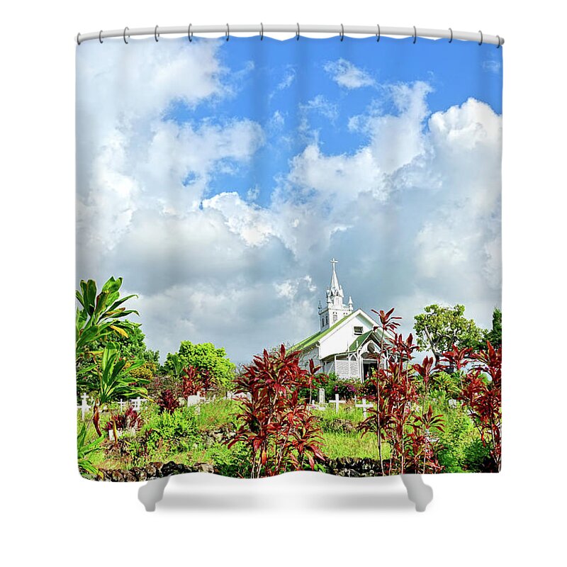 David Lawson Photography Shower Curtain featuring the photograph Resting In Paradise by David Lawson