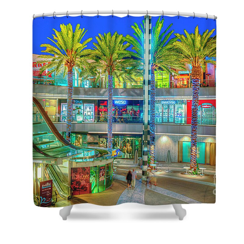 Santa Monica Place Shower Curtain featuring the photograph Retail Customer Experience by David Zanzinger