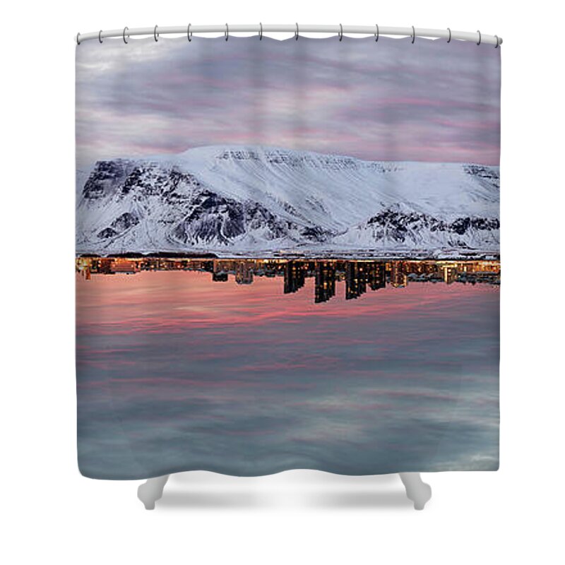 Iceland Shower Curtain featuring the photograph Reykjavik by Marino Flovent