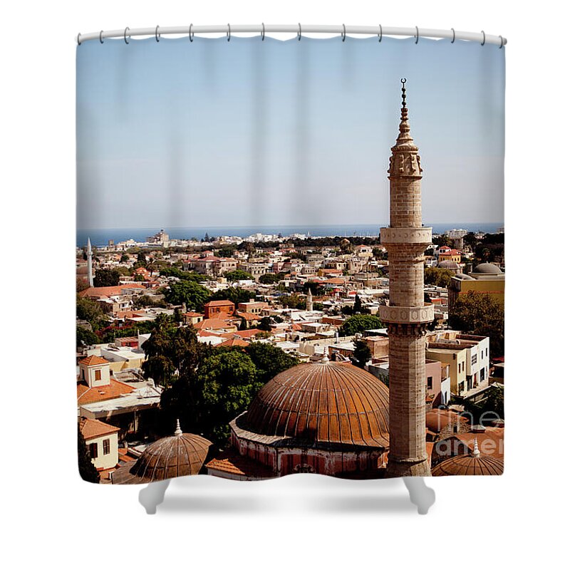 Rhodes Shower Curtain featuring the photograph Rhodes by Rich S