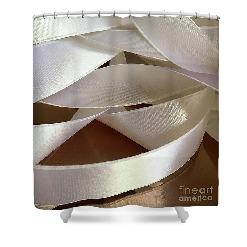 Ribbon Shower Curtain featuring the photograph Ribbon Series 1-4 by J Doyne Miller