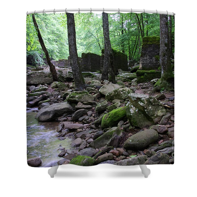 Laurel Falls Shower Curtain featuring the photograph Richland Creek 8 by Phil Perkins