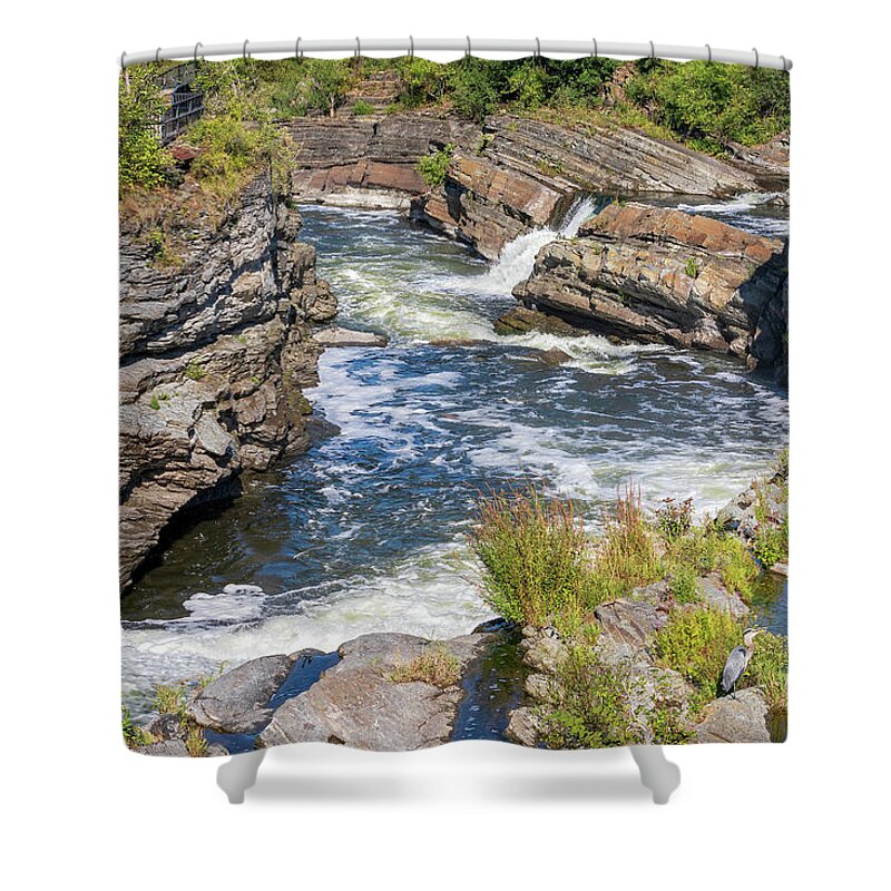 Waterfalls Shower Curtain featuring the photograph Rideau River by Eunice Gibb