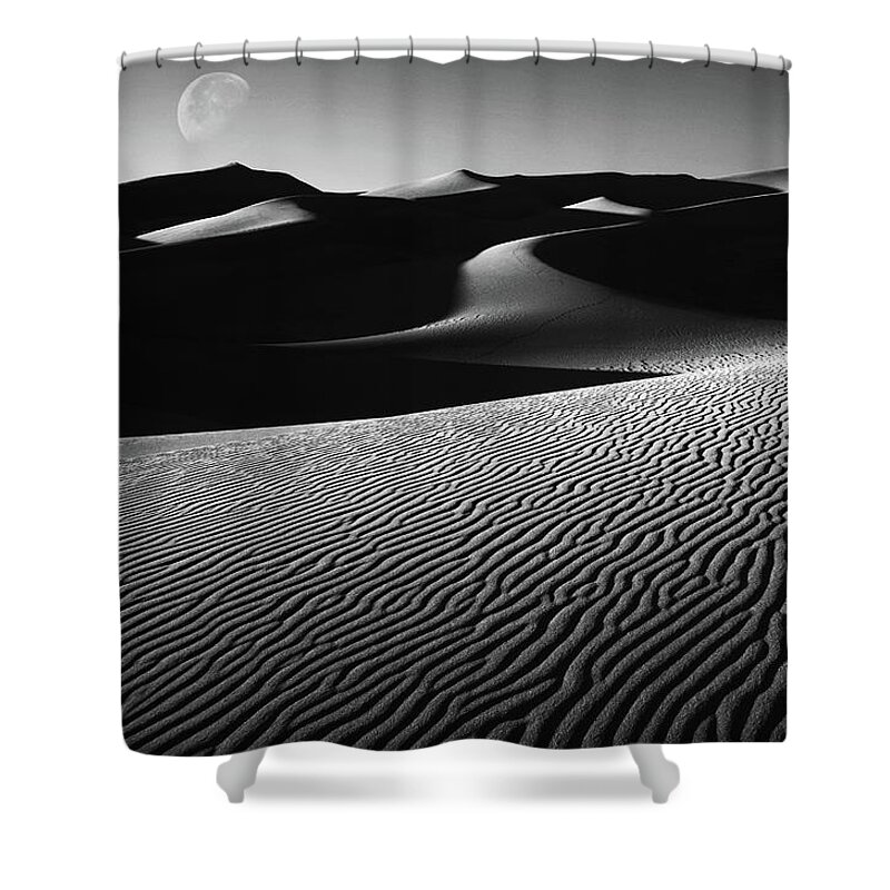 Great Sand Dunes Shower Curtain featuring the photograph Ripples in the Sand by Timothy Johnson
