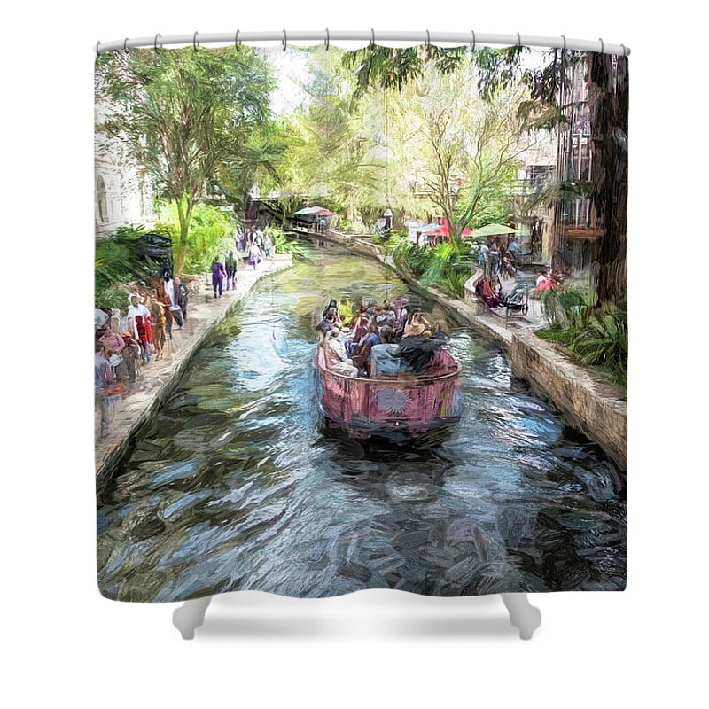 San Antonio Shower Curtain featuring the photograph River Walk by Pete Rems