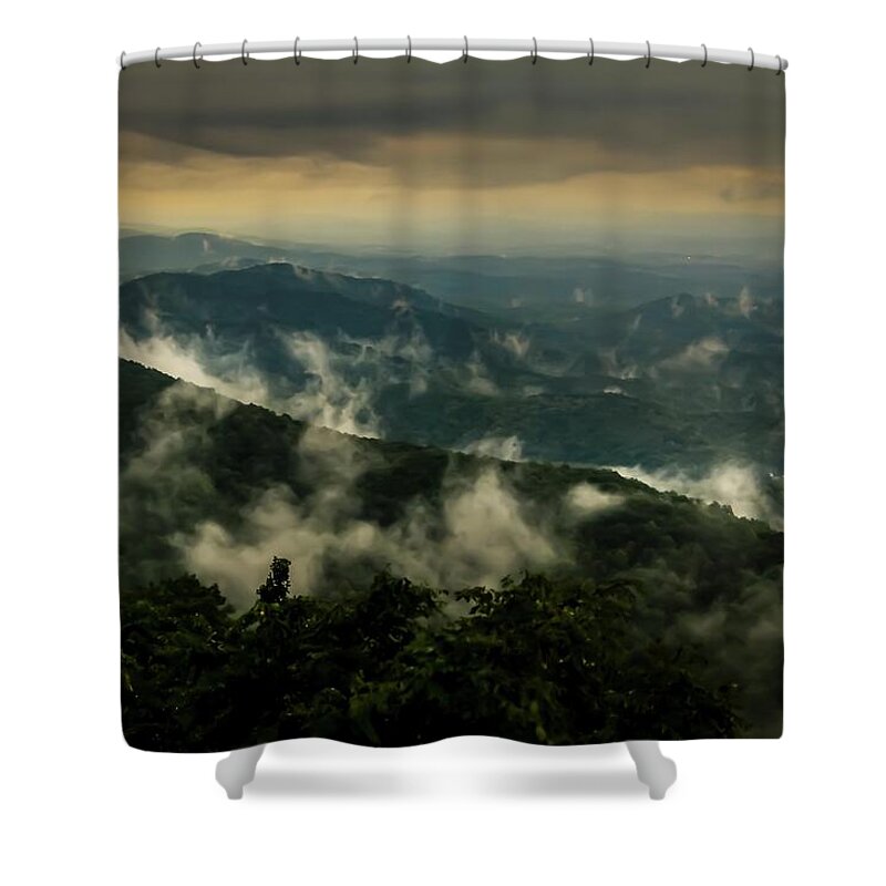 Rock Castle Gorge Shower Curtain featuring the photograph Rock Castle Gorge by Deb Beausoleil