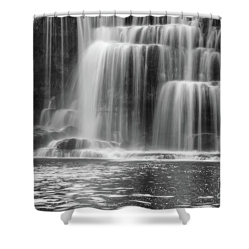 Waterfalls Shower Curtain featuring the photograph Rock Island State Park 24 by Phil Perkins