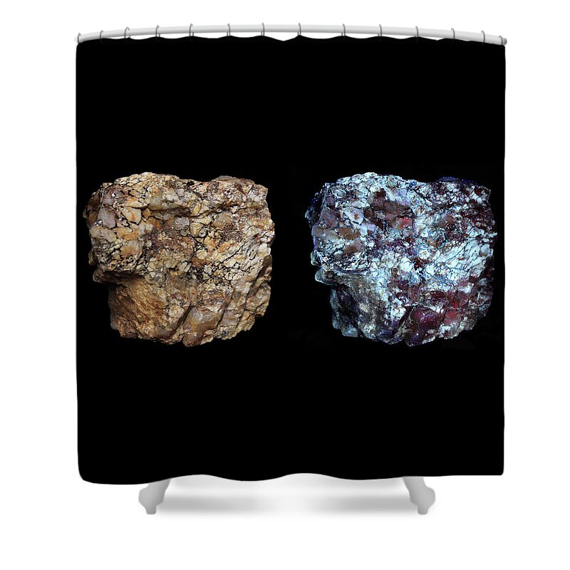 Rock Shower Curtain featuring the photograph Rock3 Compare by Shane Bechler