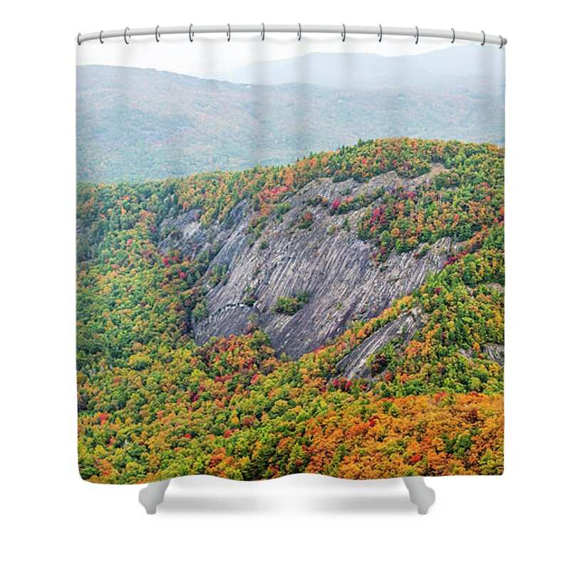 Rocky Mountain Shower Curtain featuring the photograph Rocky Mountain on Chattooga Ridge in Nantahala National Forest n by David Oppenheimer