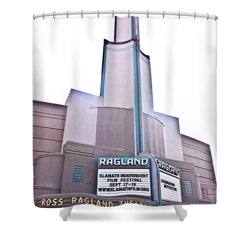 Theater Shower Curtain featuring the photograph Ross Ragland Theater by Joyce Dickens
