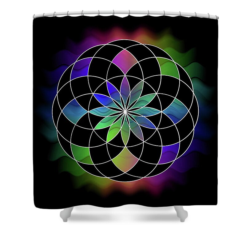 Seed Of Life Shower Curtains