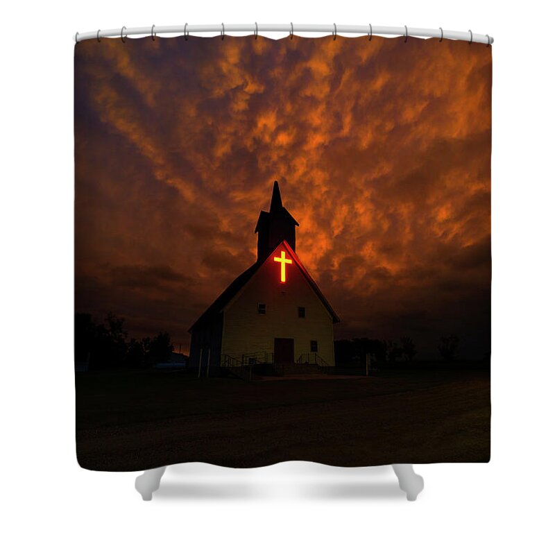 Church Shower Curtain featuring the photograph Sanctified by Aaron J Groen