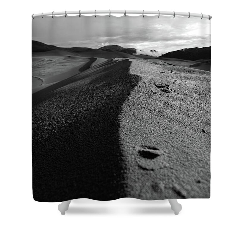 Mountain Shower Curtain featuring the photograph Sand Dune Dayz by Go and Flow Photos