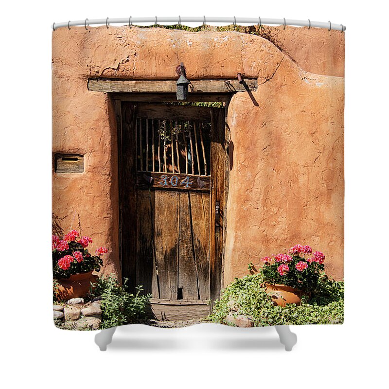 Santa Fe Shower Curtain featuring the photograph Santa Fe 304 Two by Bob Phillips